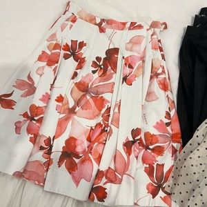Hache pleated print skirt size 40